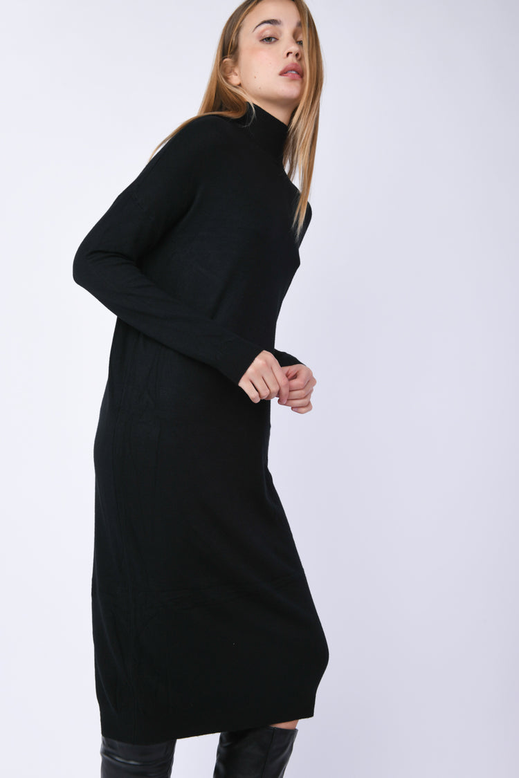 Abito midi in maglia