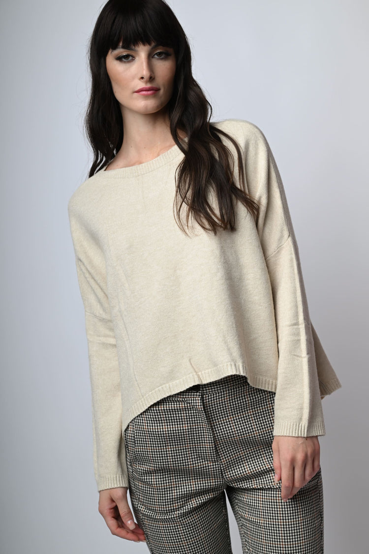 Pull oversize misto viscosa