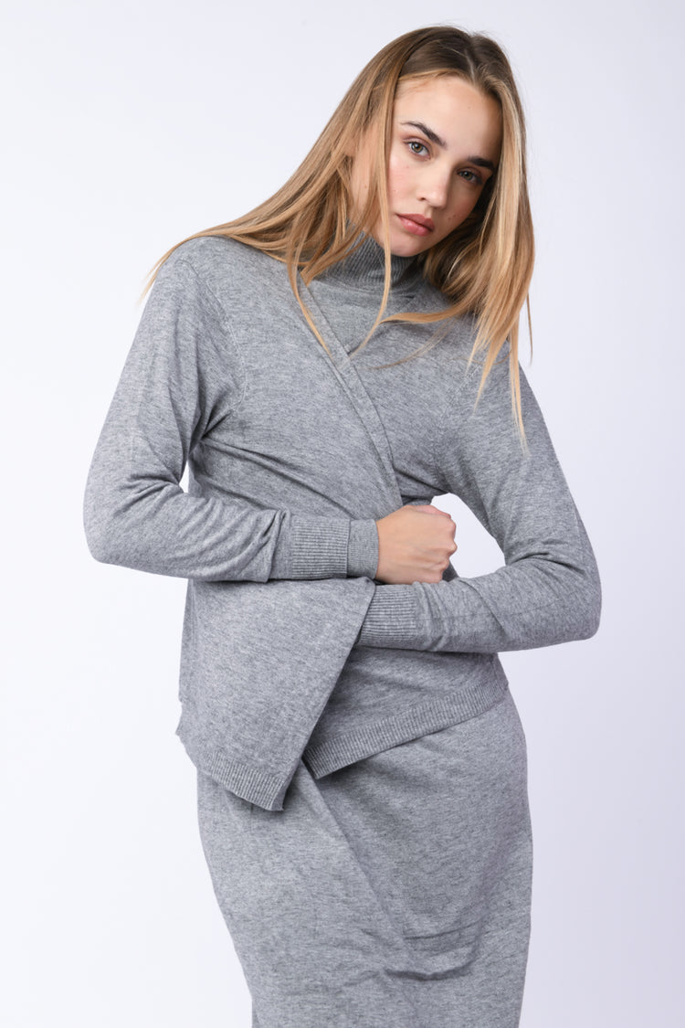 Cardigan misto viscosa