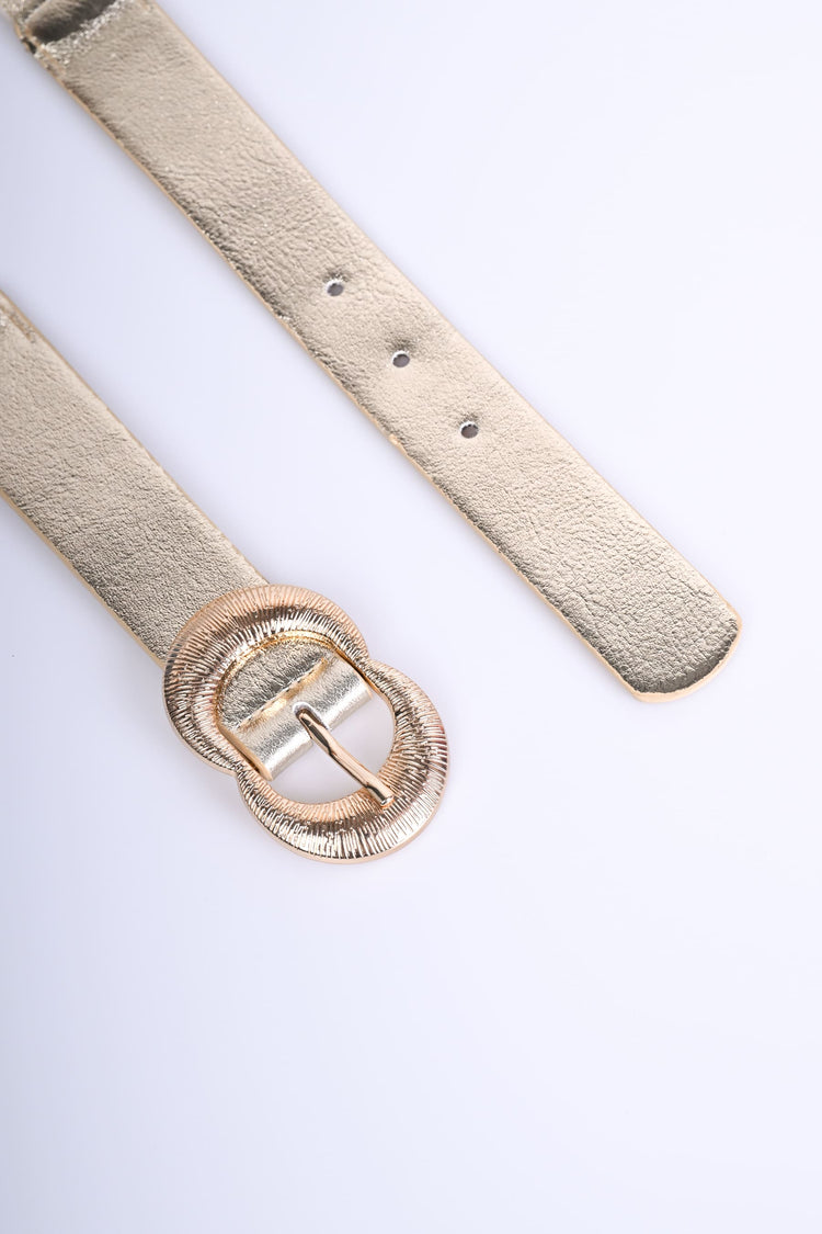 Cintura elastica con fibbia a doppio cerchio