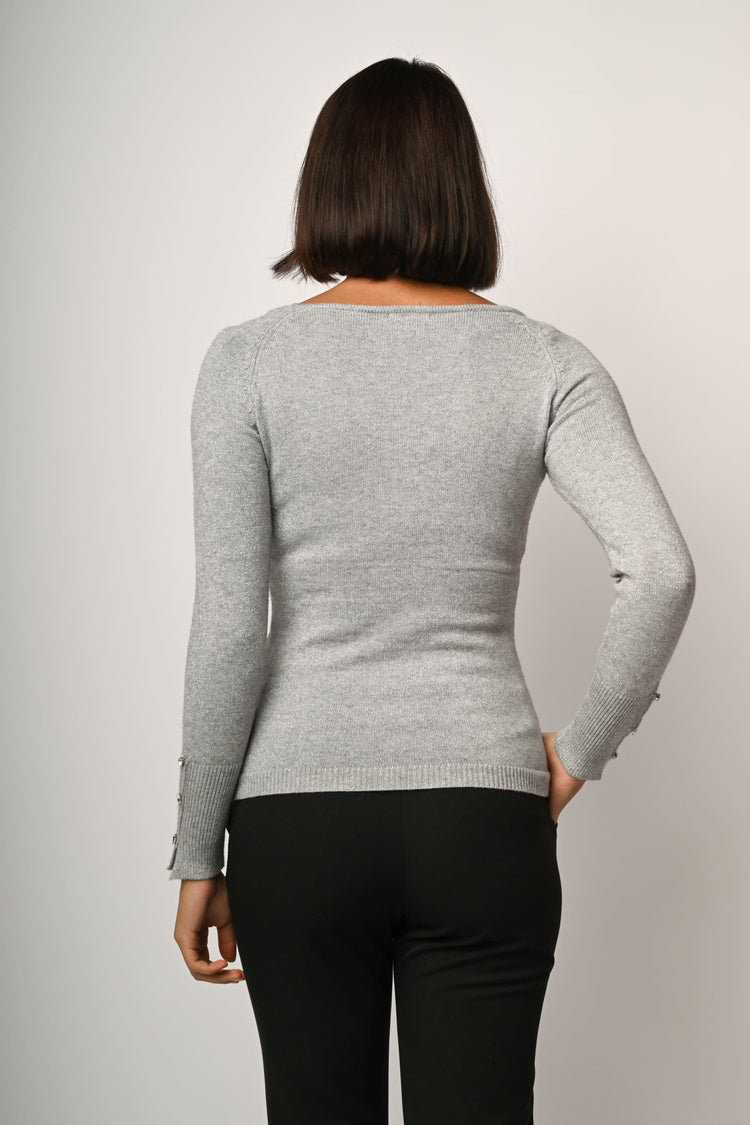 Pull con scollo a barchetta