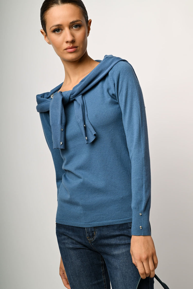 Pull con decorazione strass