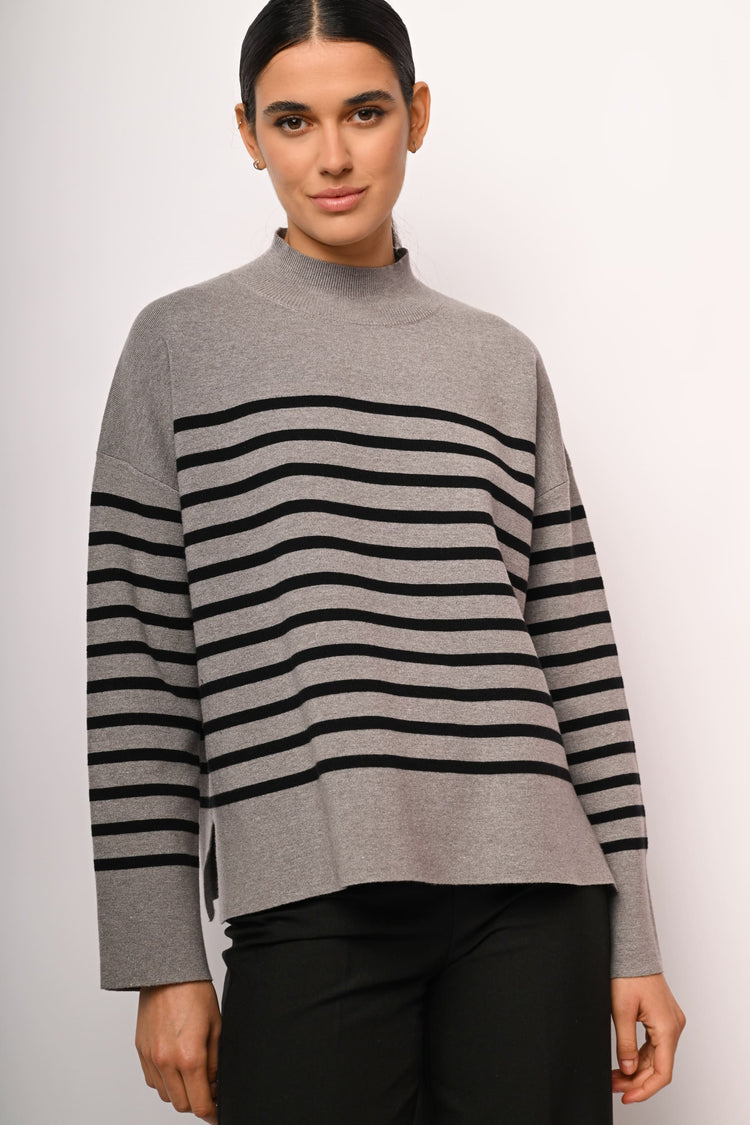 Lupetto oversize a righe