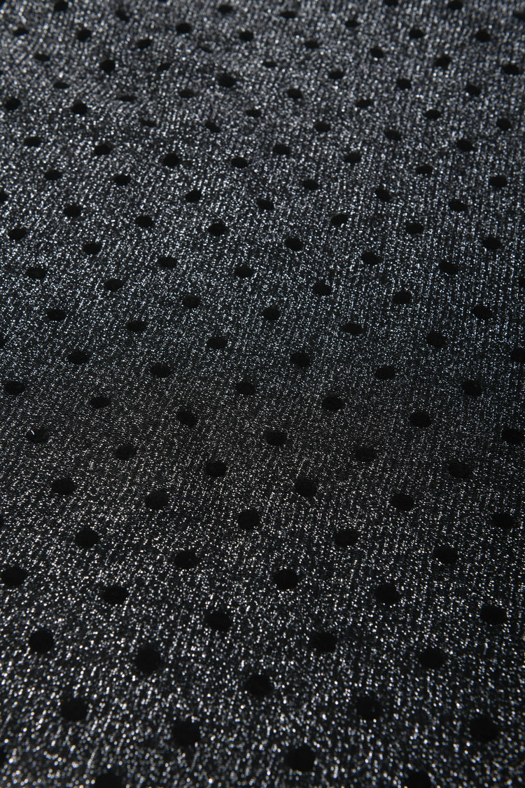 Sciarpa fantasia pois lurex