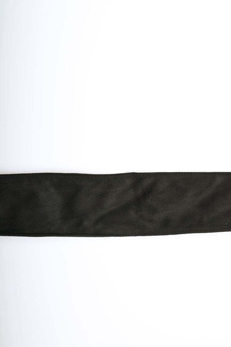 Cintura a fascia in faux suede