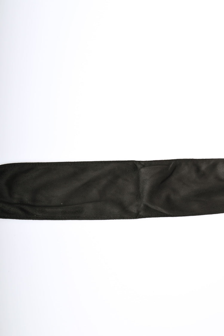 Cintura a fascia in faux suede