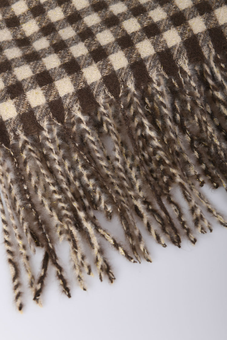 Sciarpa con motivo quadretti