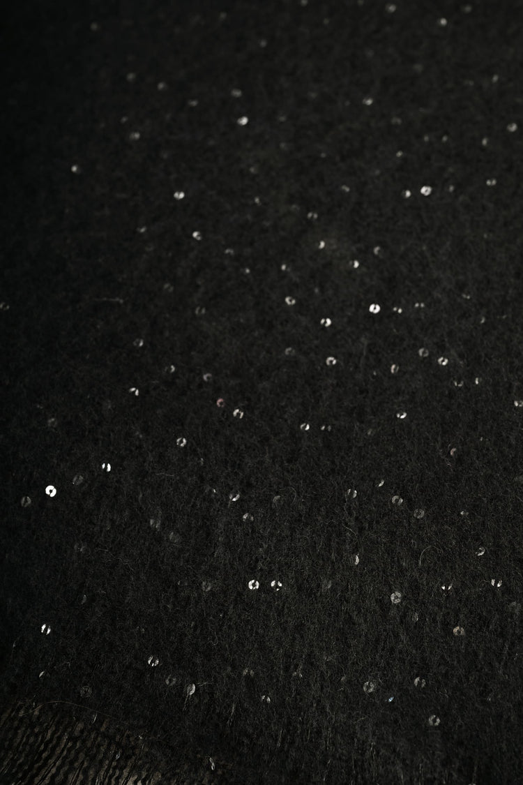 Sciarpa con paillettes