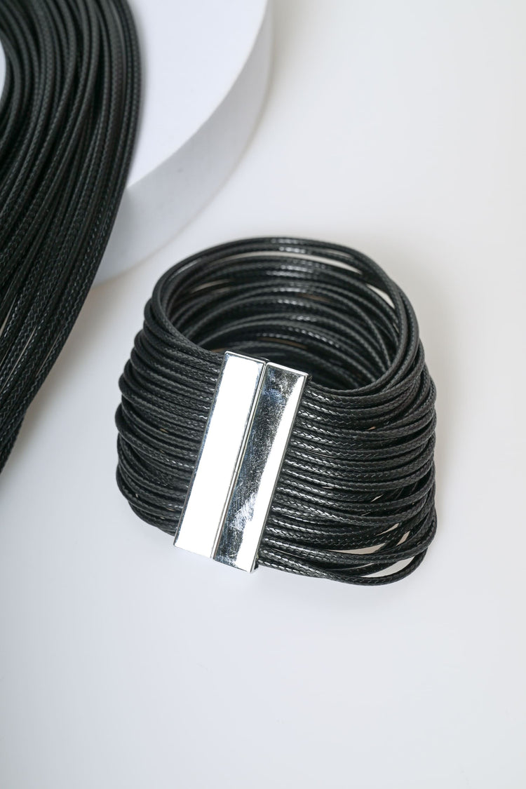 Set collana + bracciale multifili