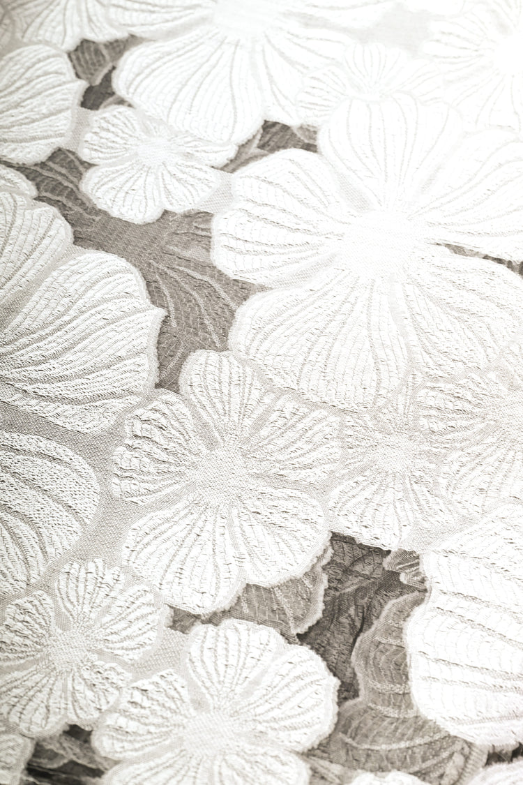 Stola in dévoré floreale