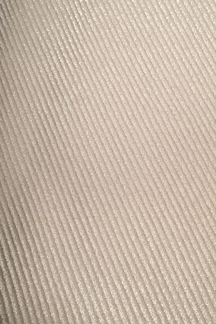 Stola testurizzata a righe lurex