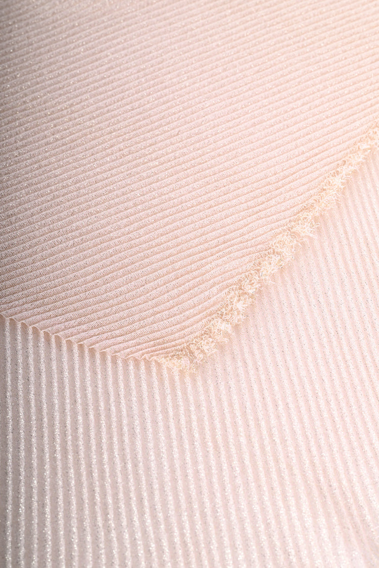 Sciarpa in plissé lurex