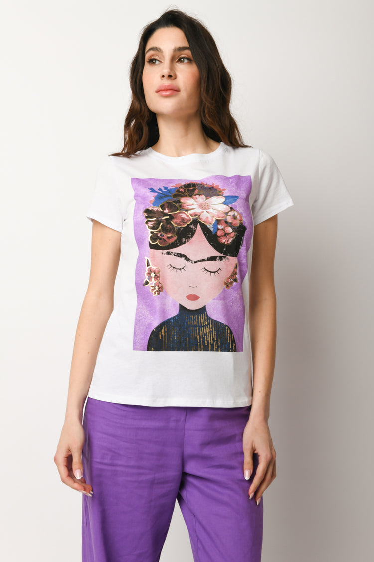 T-shirt a stampa Art