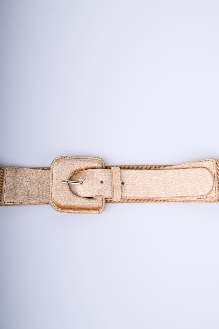 Cintura elastica in velluto