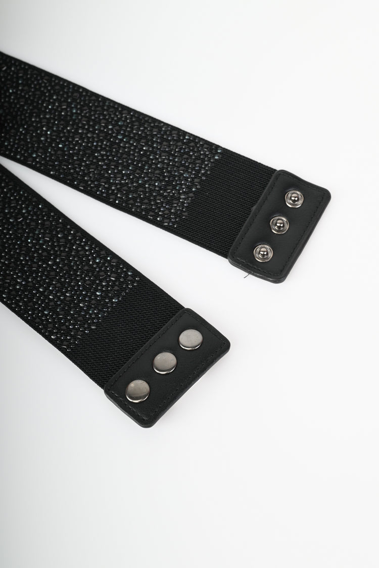 Cintura elastica con strass