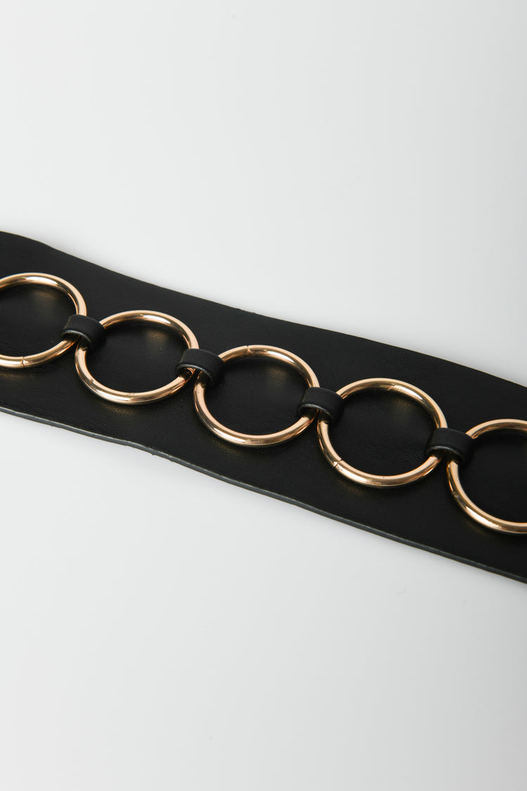 Cintura a fascia con anelli