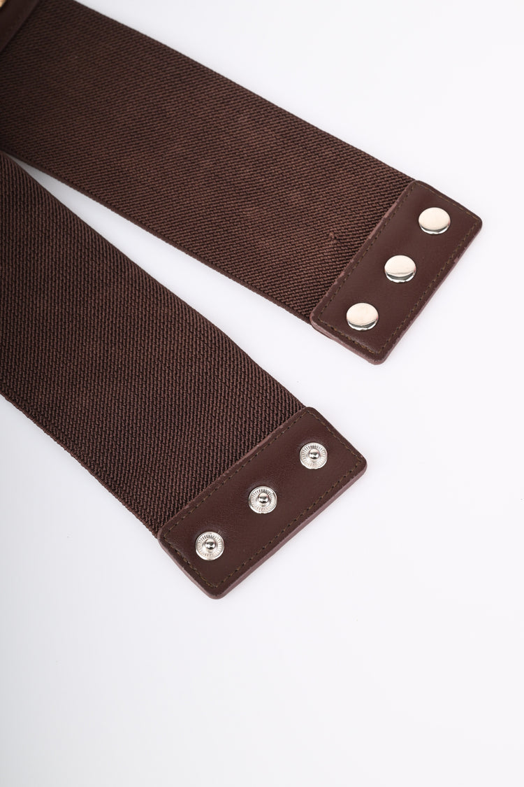 Cintura con strass e cristalli