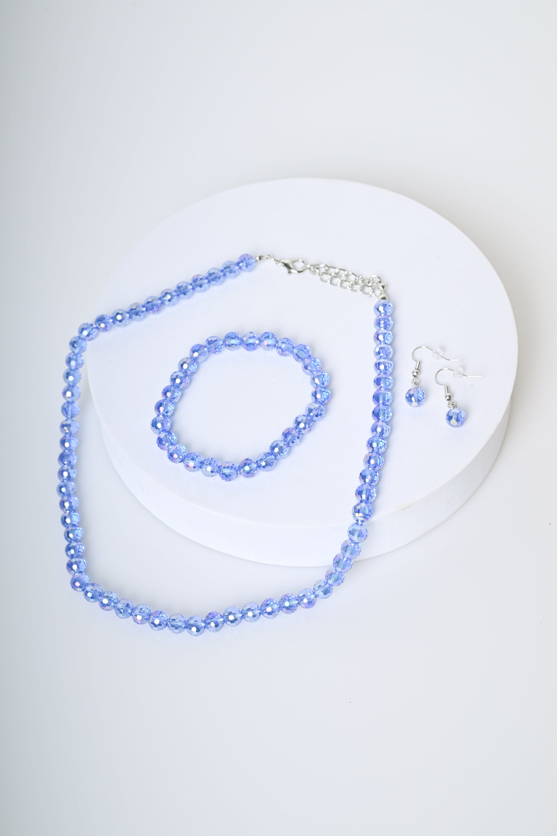 Set Gioielli Argento 925 – Collana, Orecchini, Bracciale Con Zirconi – Nuovo Floray