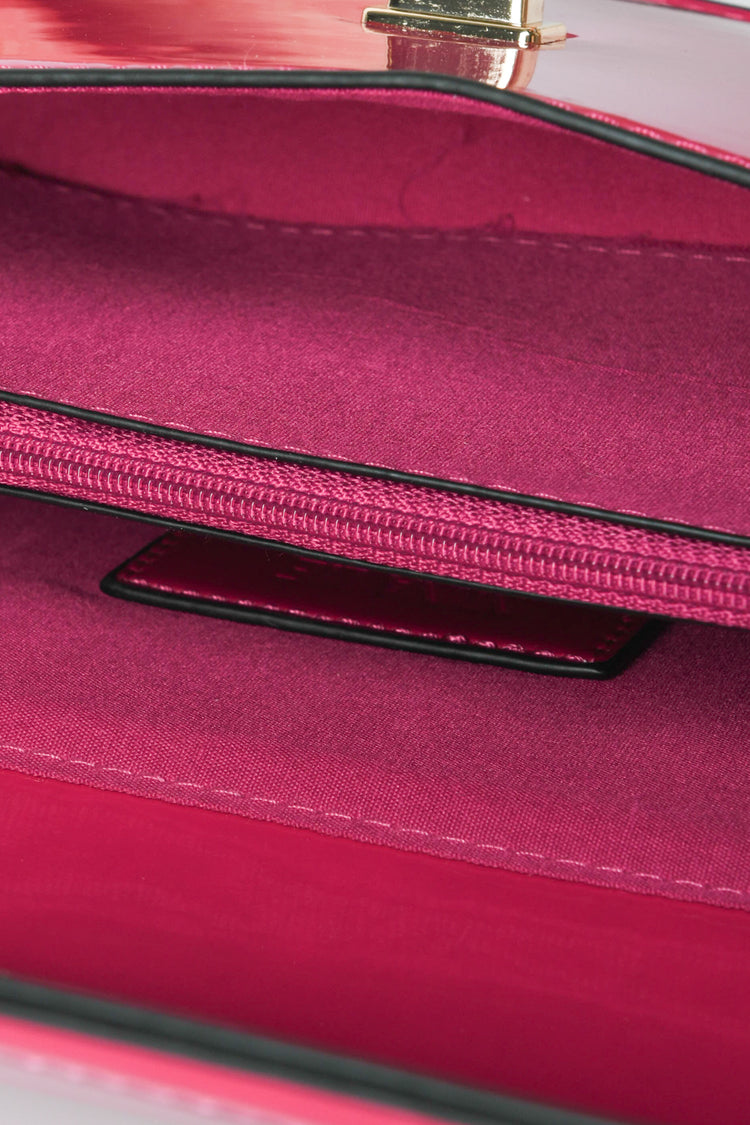 Borsa a tracolla in vernice