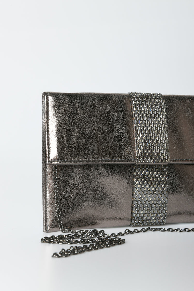 Pochette in similpelle laminata