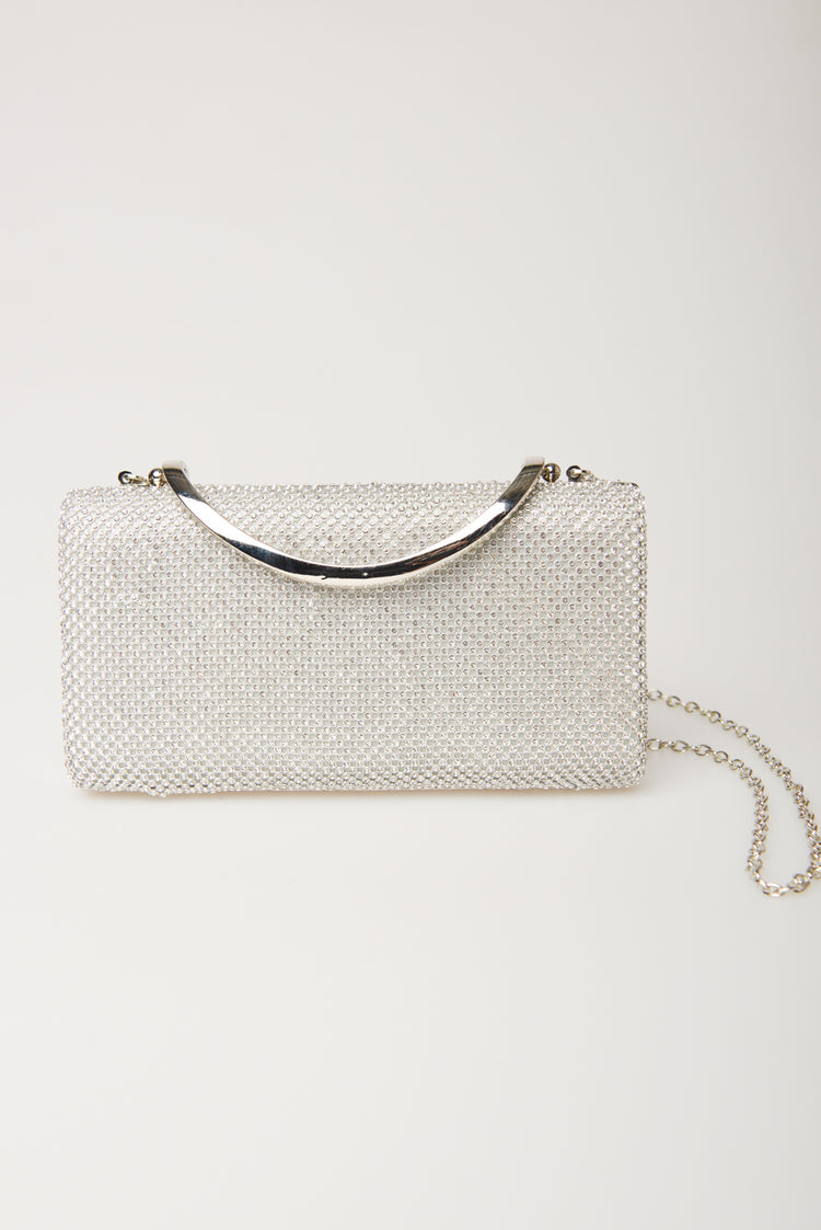 Pochette con strass