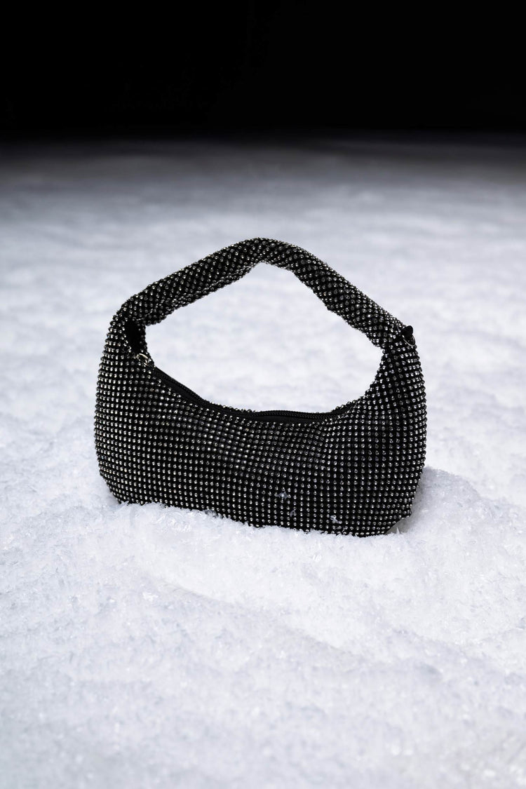 Borsa con decorazione strass