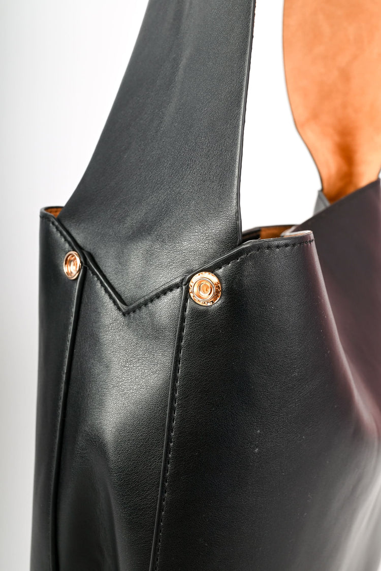 Borsa grande bicolore