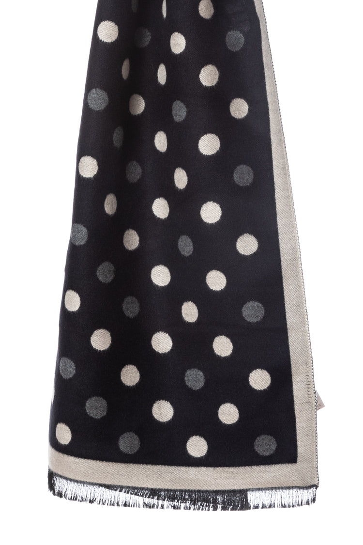 Sciarpa con pois