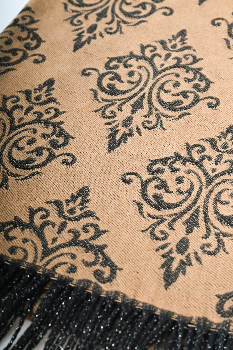 Sciarpa quadri e ricami