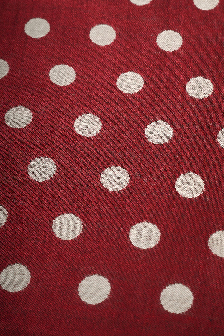 Sciarpa in jacquard a pois