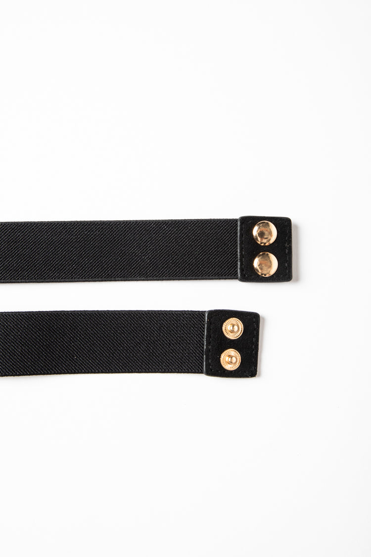 Cintura in tessuto con catena