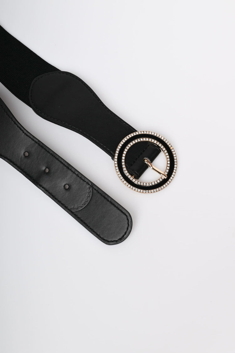 Cintura elastica con fibbia gioiello