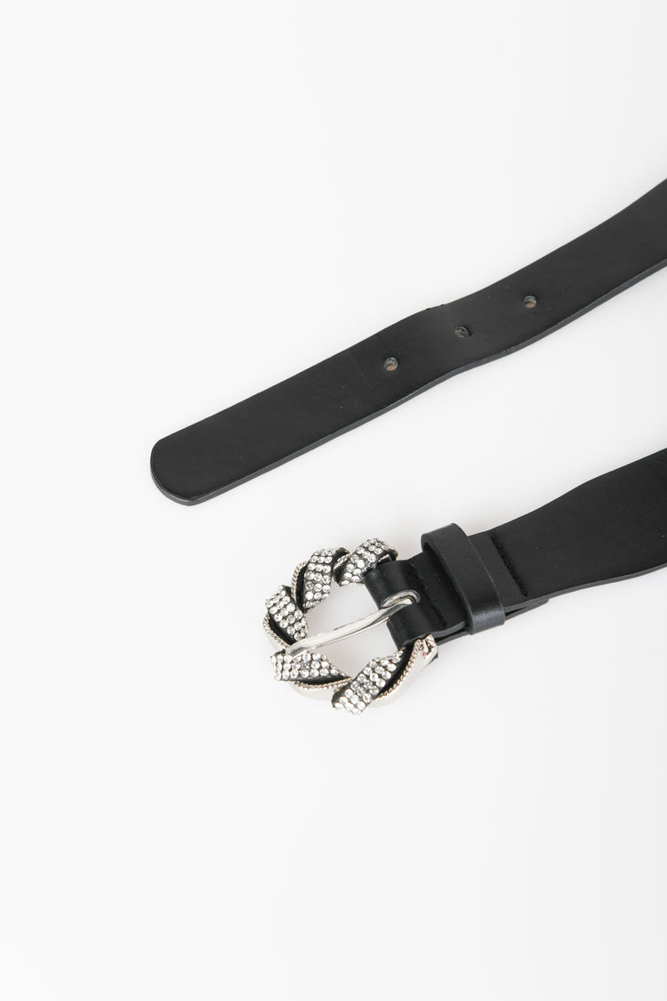 Cintura elastica con fibbia gioiello