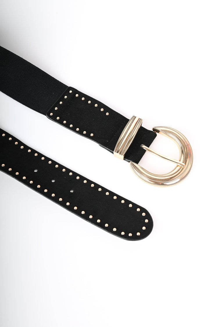 Cintura effetto scamosciato fibbia