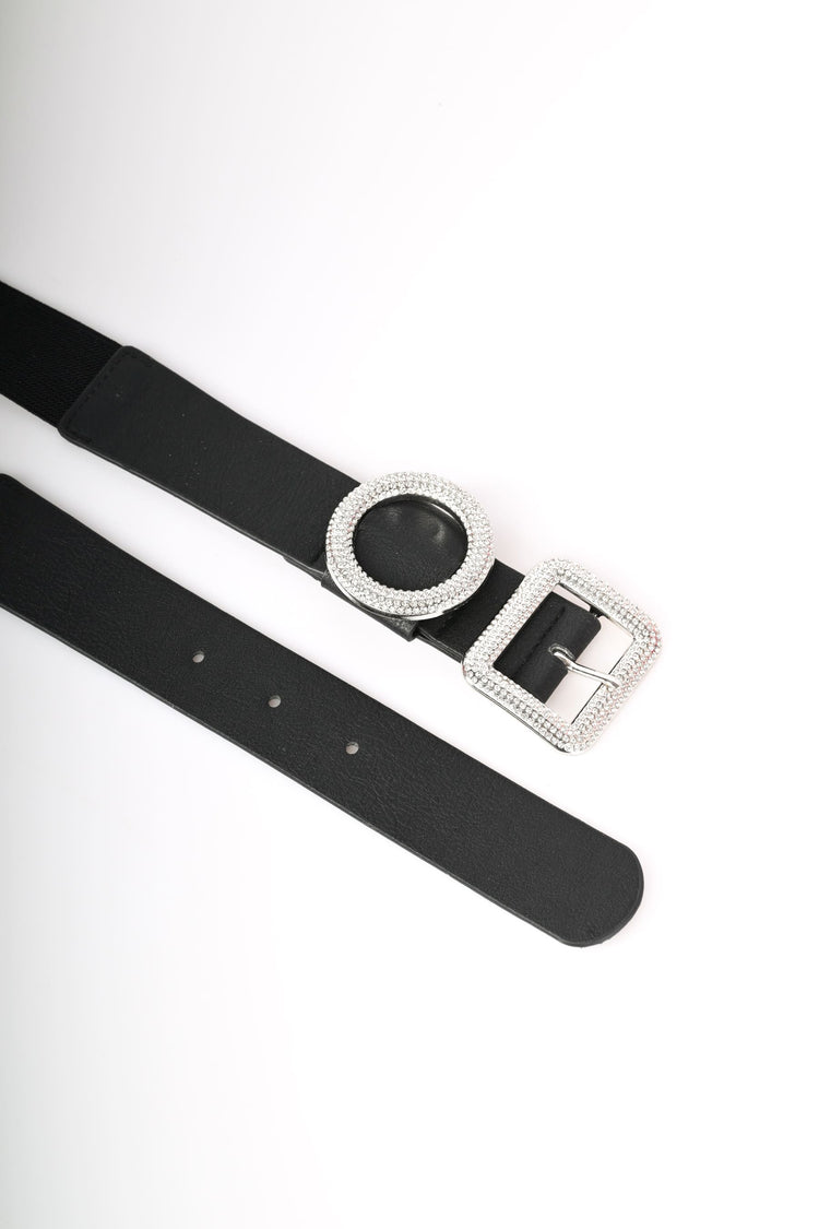 Cintura doppio strass