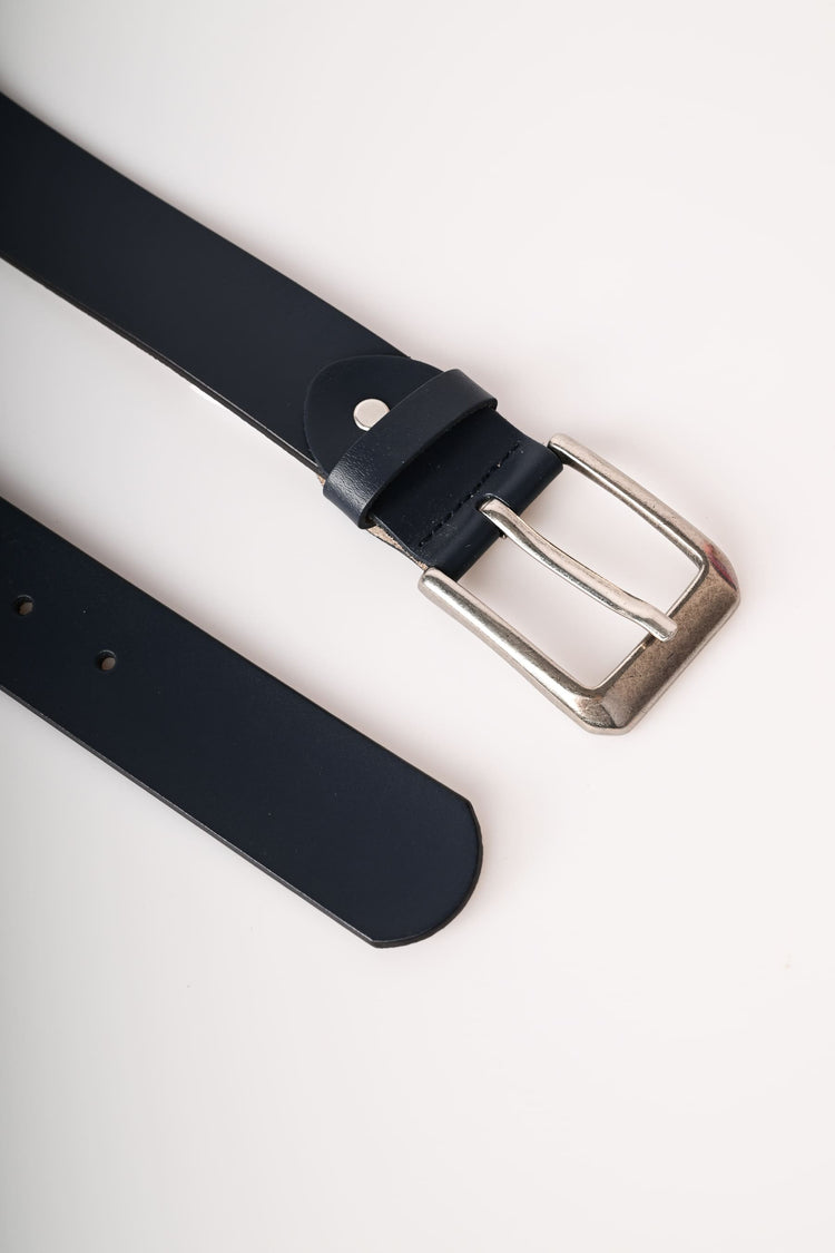 Cintura classica in pelle