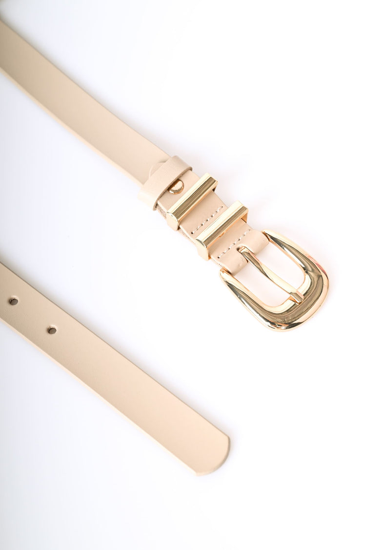 Cintura classica in pelle