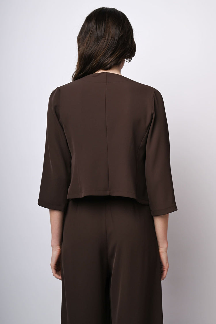 Giacca fluida e drappeggiata