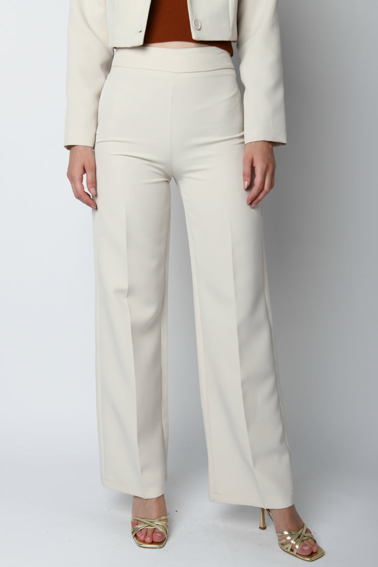 Pantaloni palazzo a vita alta