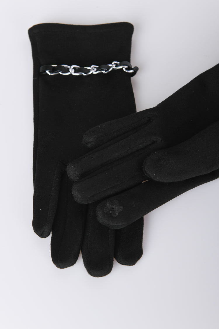 Guanti con catenella