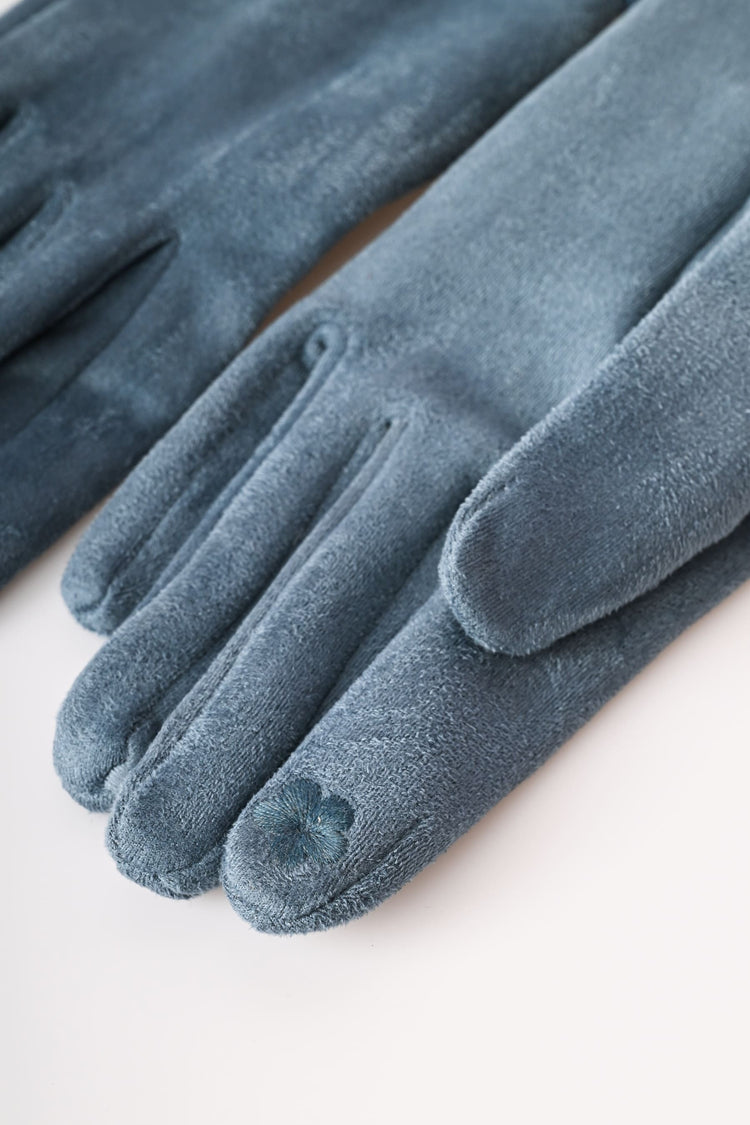 Guanti con fiocchetto