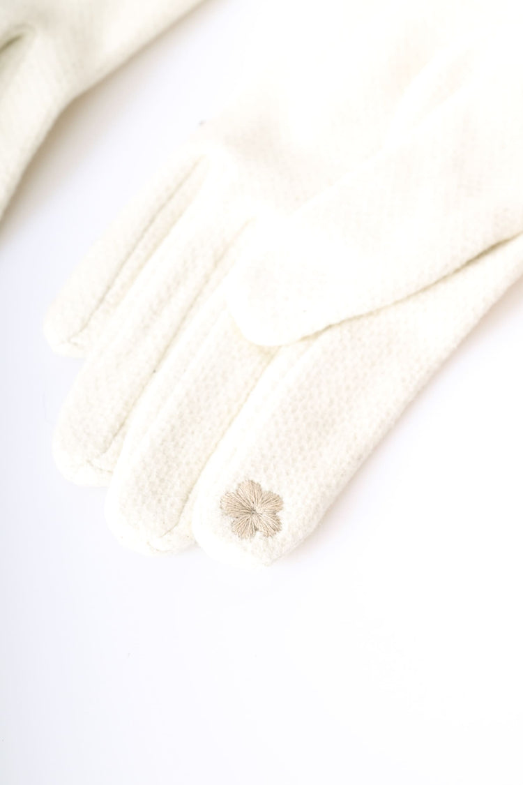 Guanti con polsino in faux fur