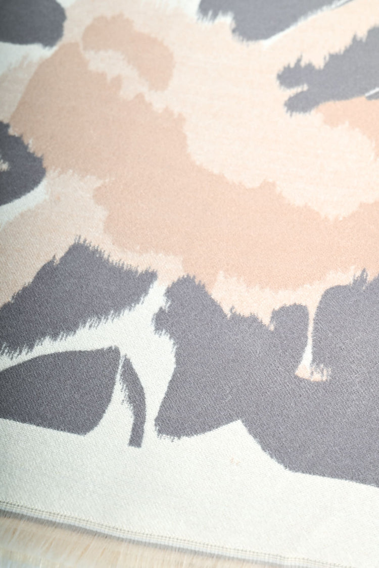 Sciarpa fiore sfumato