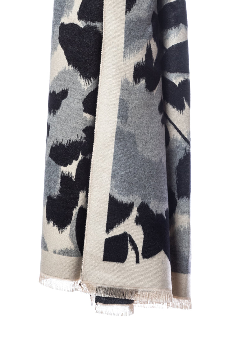 Sciarpa a stampa floreale