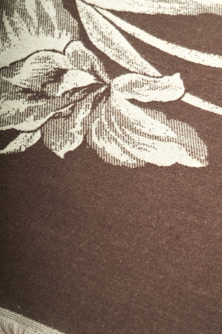 Sciarpa jacquard fiore