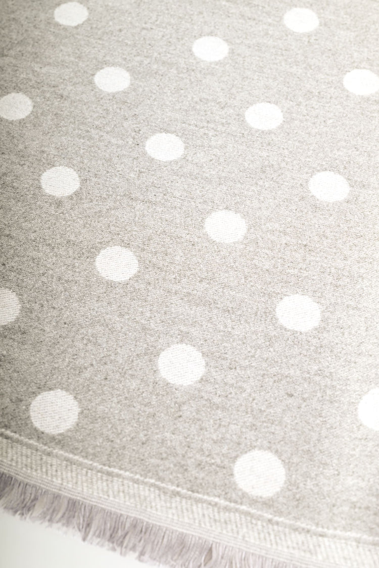 Sciarpa jacquard pois