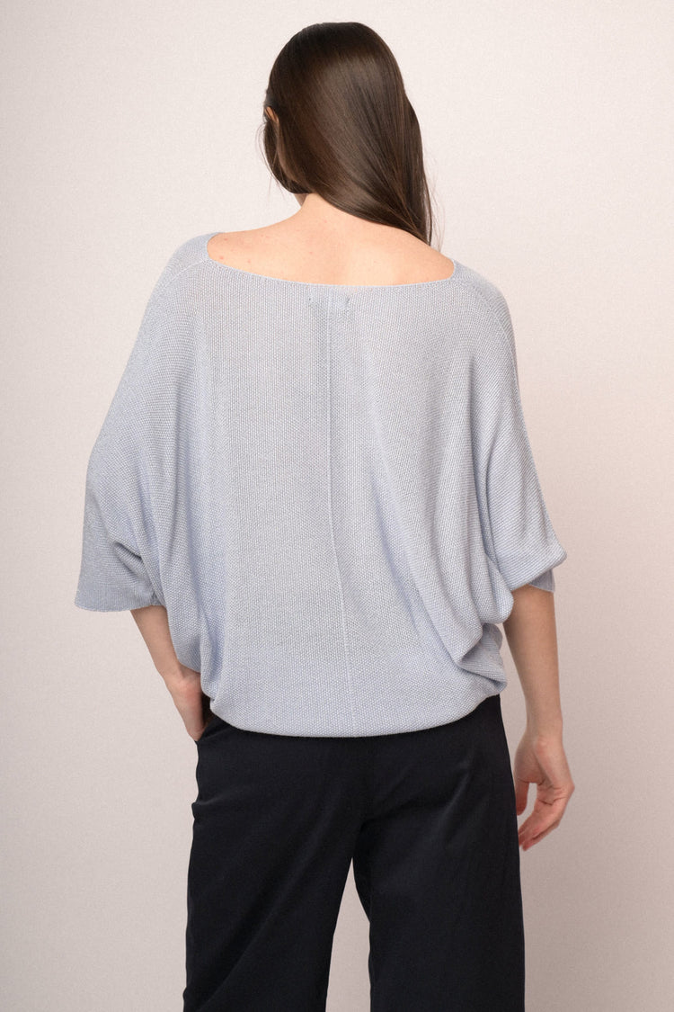 Maglia over con lurex