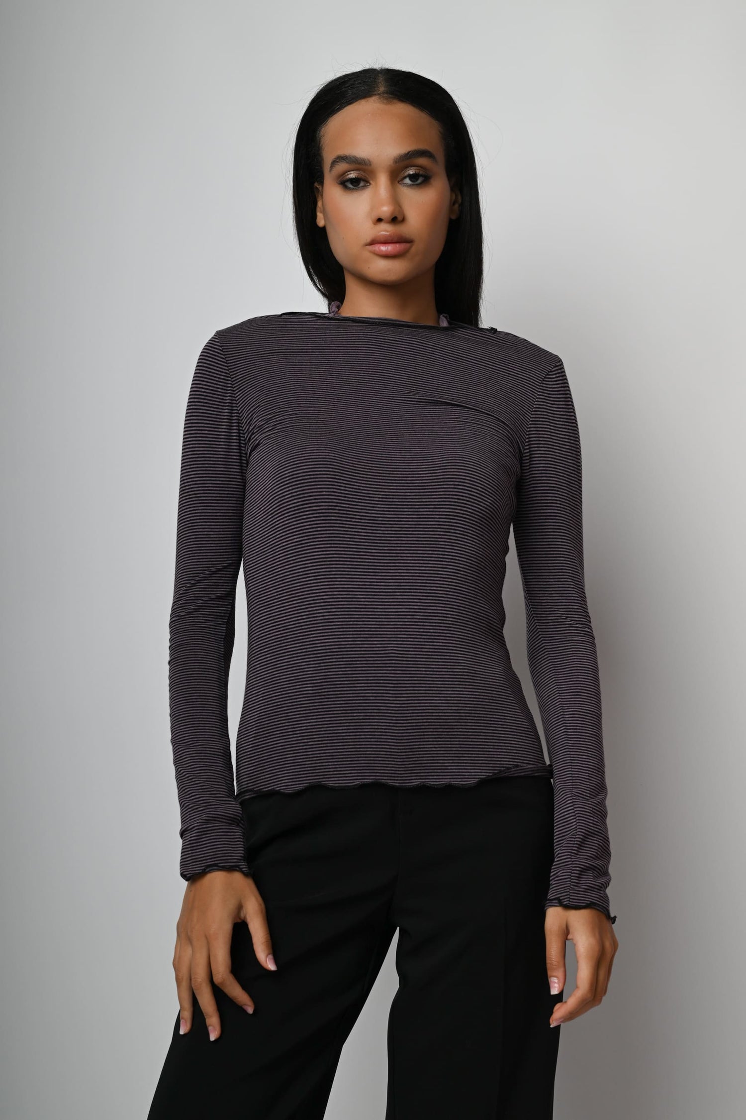 Maglia Loose fit in cotone - Rosa cipria/righe - DONNA | H&M IT Maglia Loose fit in cotone - Rosa cipria/righe - DONNA | H&M IT