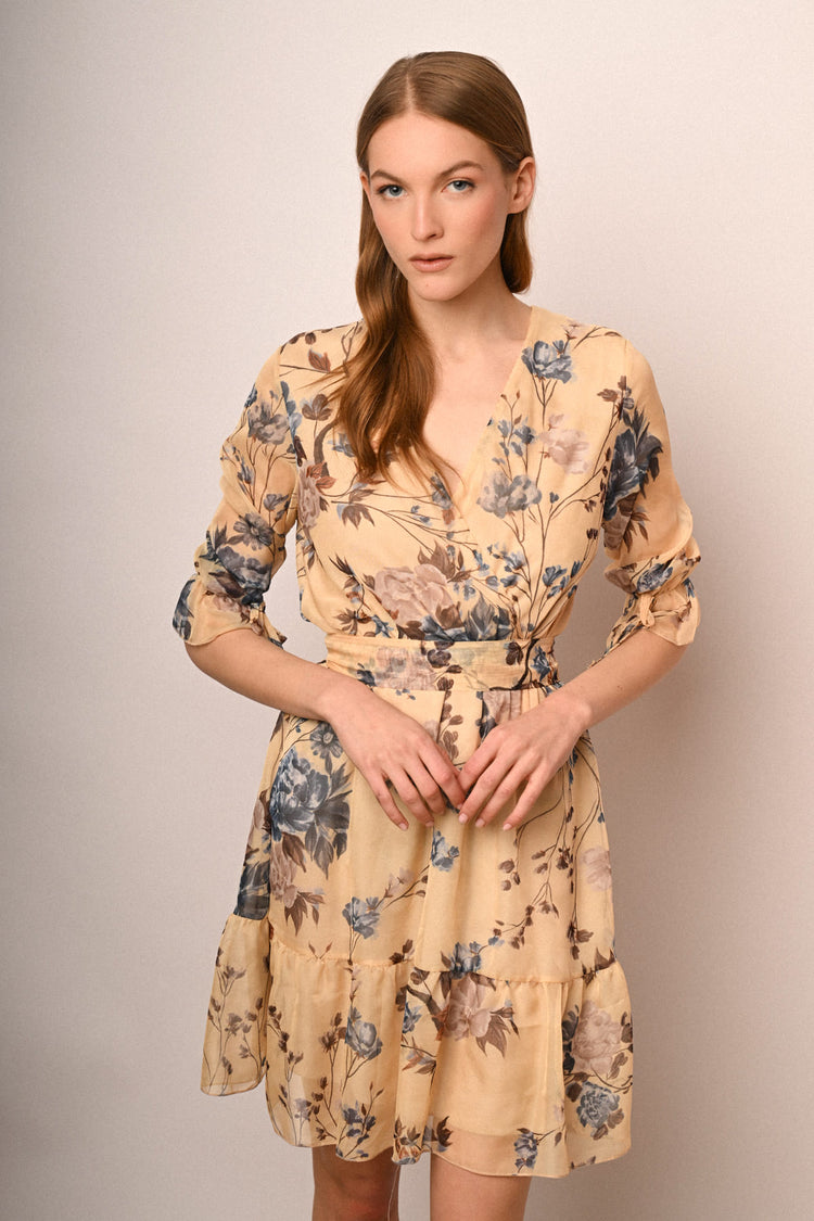 Mini abito a stampa floreale