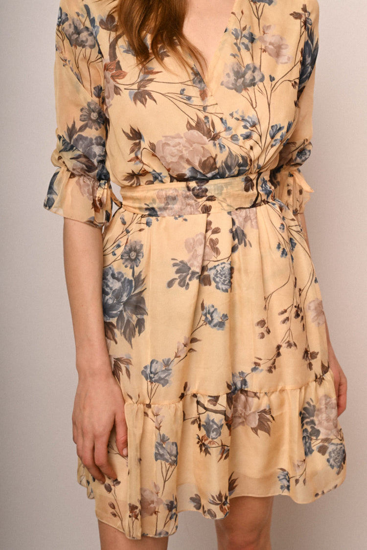 Mini abito a stampa floreale